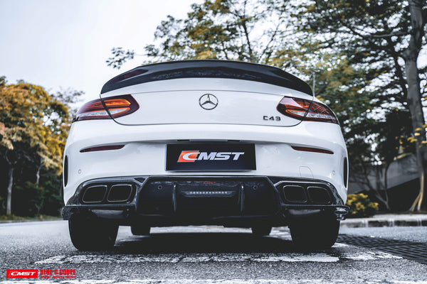 CMST Carbon Fiber Rear Spoiler for Mercedes Benz W205 /  AMG Sport Package / C63 AMG Coupe (2019-ON)