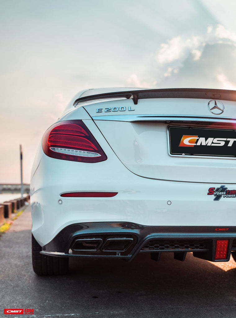 CMST Carbon Fiber Rear Diffuser for Mercedes Benz E-Class 4 Door W213 ...