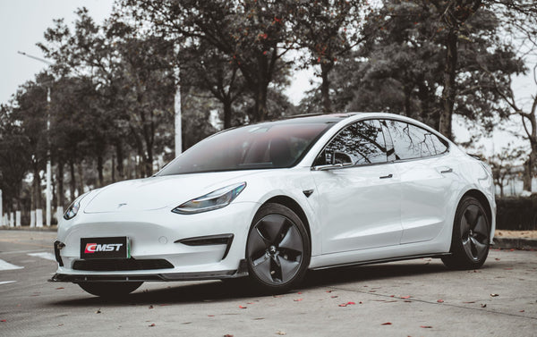 CMST Tesla Model 3 Carbon Fiber Front Lip Ver.2