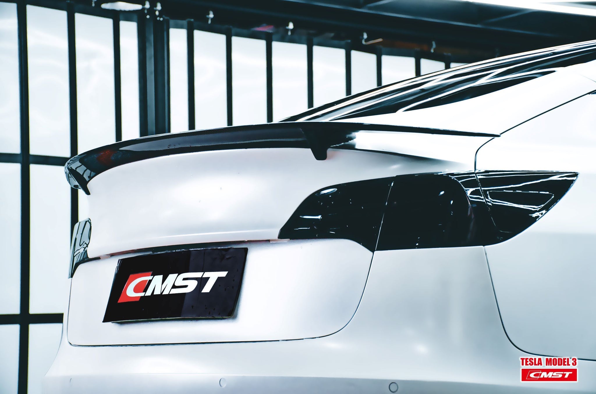 Spoiler arrière carrosserie CMST V2 pour Tesla Model 3