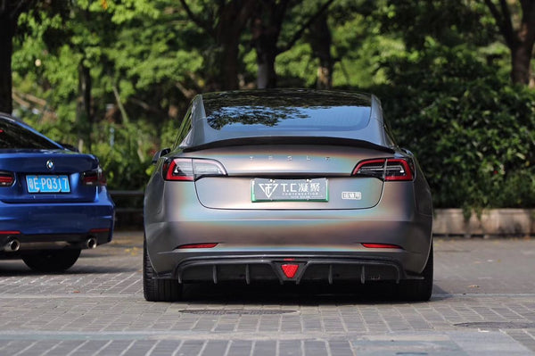 CMST Tesla Model 3 Carbon Fiber Rear Spoiler Ver.1