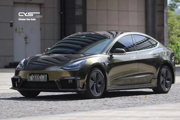 CMST Tuning Carbon Fiber Full Body Kit Style D for Tesla Model 3