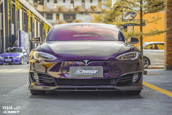 CMST Carbon Fiber Front Lip for Tesla Model S 2016-2019
