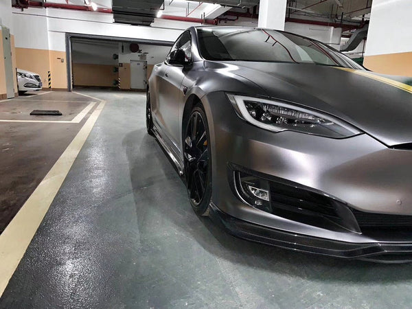 CMST  Carbon Fiber Upper Valences for Tesla Model S 2016-2019