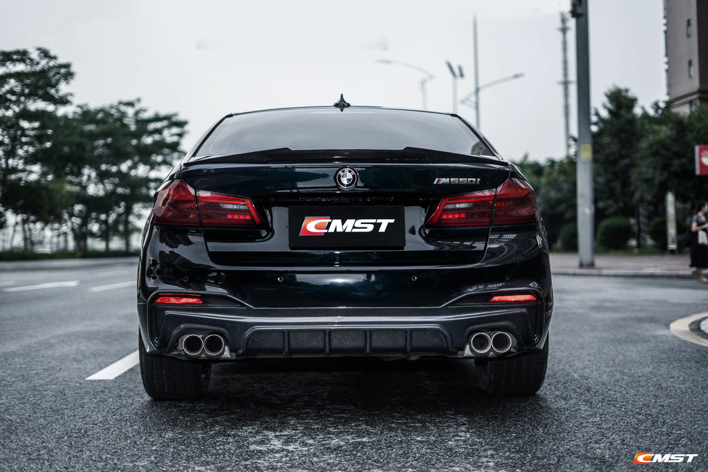 CMST Tuning Carbon Fiber Rear Diffuser for BMW 5 Series G30 / G31 2017