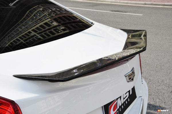 CMST Tuning Carbon Fiber Rear Spoiler for Cadillac ATS 2014-2016