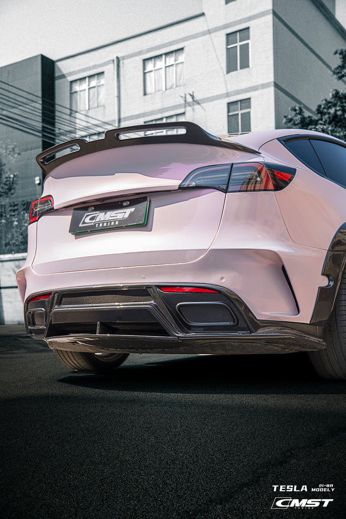 New Release! CMST Tuning Carbon Fiber Rear Diffuser Ver.3 for Tesla Mo