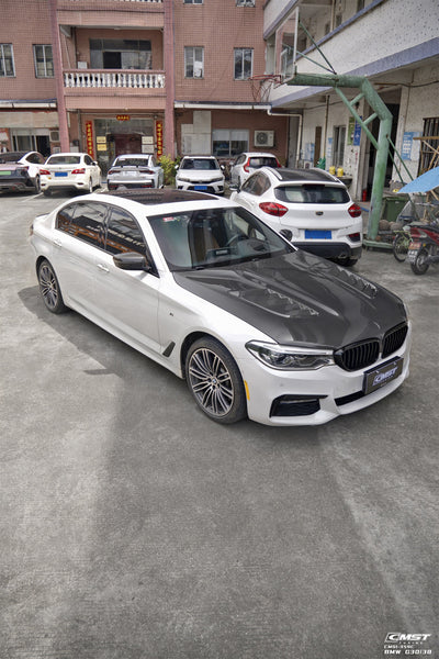 CMST Tuning Vented Carbon Fiber Hood Bonnet Ver.1 for BMW M5 F90 G30 540i M550i