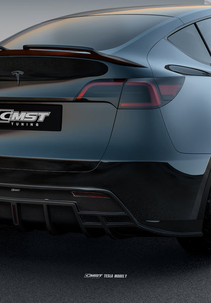 CMST Tuning Carbon Fiber Rear Diffuser Ver.5 for Tesla Model Y