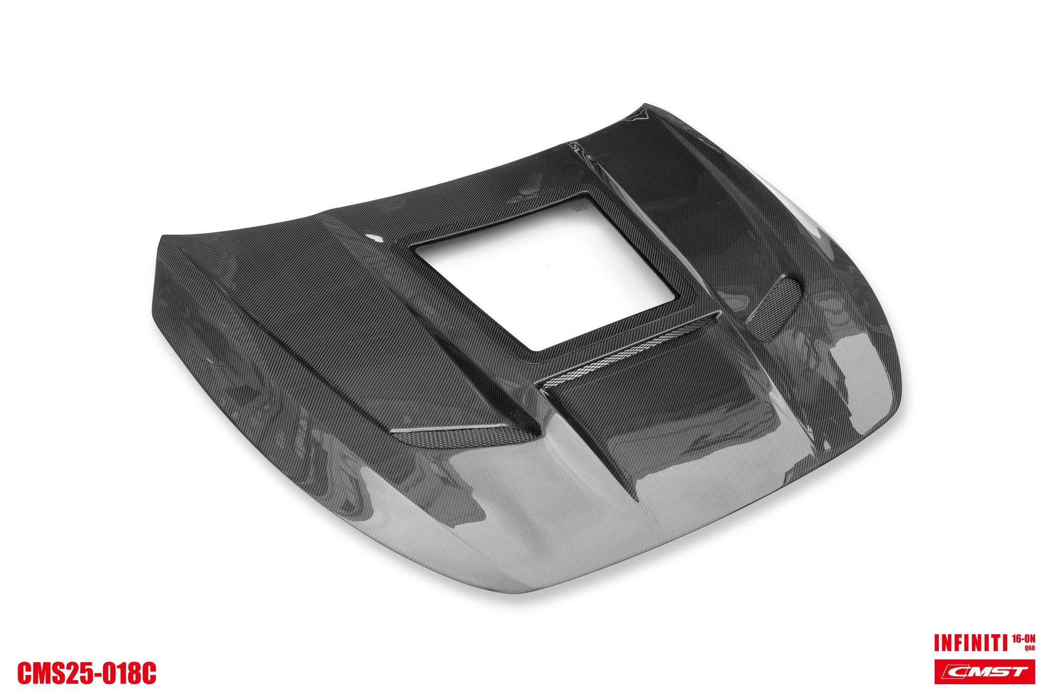 New Release! CMST Tuning Tempered Glass Transparent Clearview Hood Bon