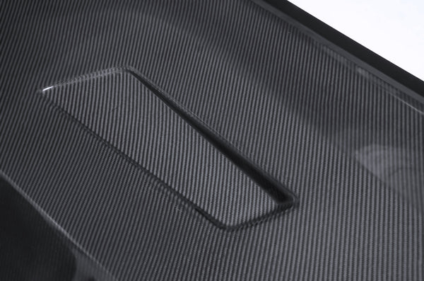 CMST Tuning Carbon Tempered Glass Transparent Hood For Mercedes Benz 2015-2020 AMG C63 Sedan Coupe 2 Door 4 Door