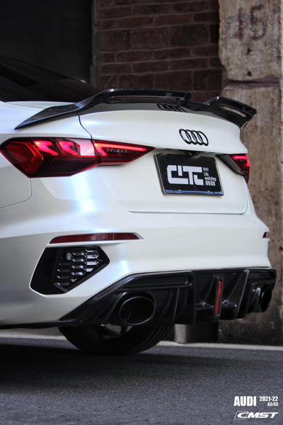 CMST Tuning Carbon Fiber Rear Diffuser for Audi S3 A3 8Y 2021-ON