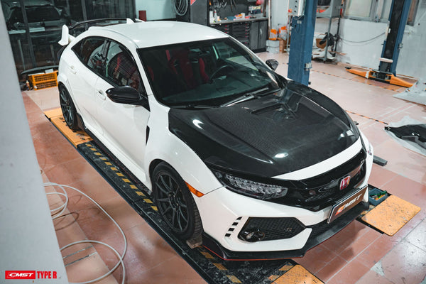 CMST Tuning Carbon Fiber Hood for Honda FK8 Civic Type-R (2017-ON) OE-Style