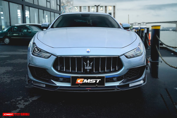 CMST Tuning Carbon Fiber Front Lip for Maserati Ghibli 2018-ON