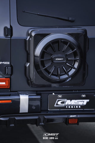 CMST Tuning Pre-preg Carbon Fiber Spare Tire Delete for Mercedes Benz G63 / G550 / G500 W464
