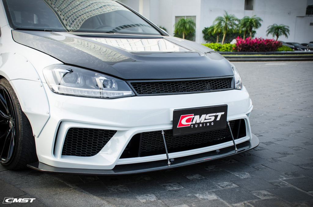 CMST Tuning Carbon Fiber Front Splitter for Volkswagen GTI MK8