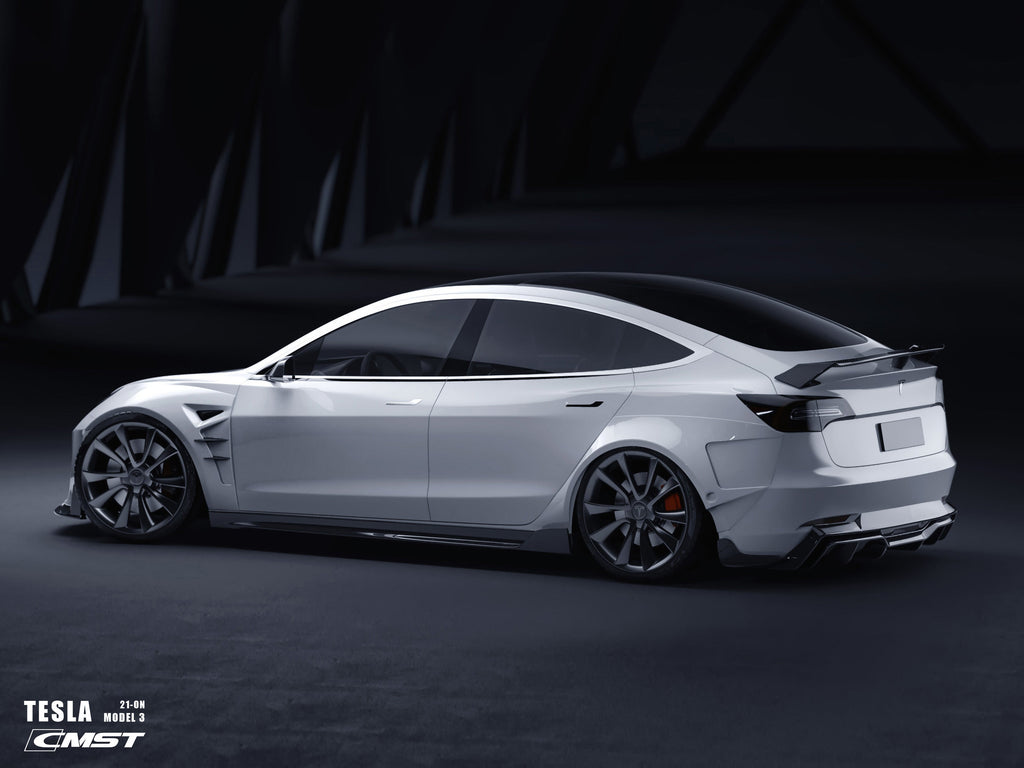 New Release!!! CMST Tesla Model 3 Carbon Fiber Full Body Kit Style