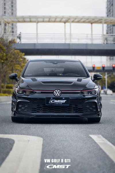 CMST Tuning Carbon Fiber Front Bumper Upper Valences for Volkswagen GTI MK8