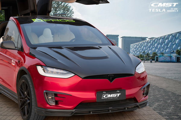CMST Tuning Carbon Fiber Hood Bonnet for Tesla Model X 2016-2021